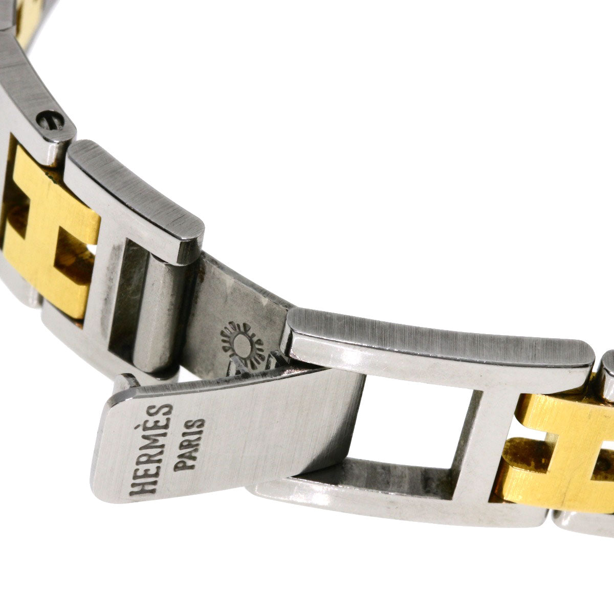 HERMES エルメス クリッパー 旧バックル 腕時計 SS レディース 中古