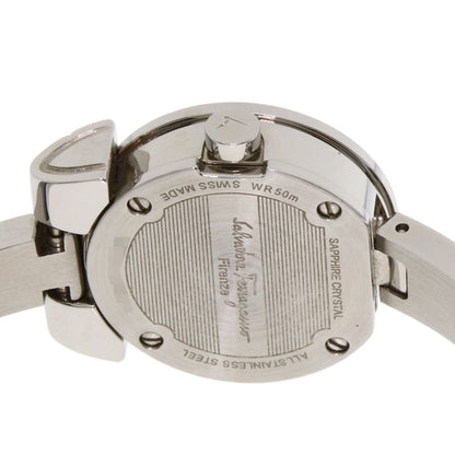 Salvatore Ferragamo サルヴァトーレフェラガモ ガンチーニ 腕時計 SS レディース 中古