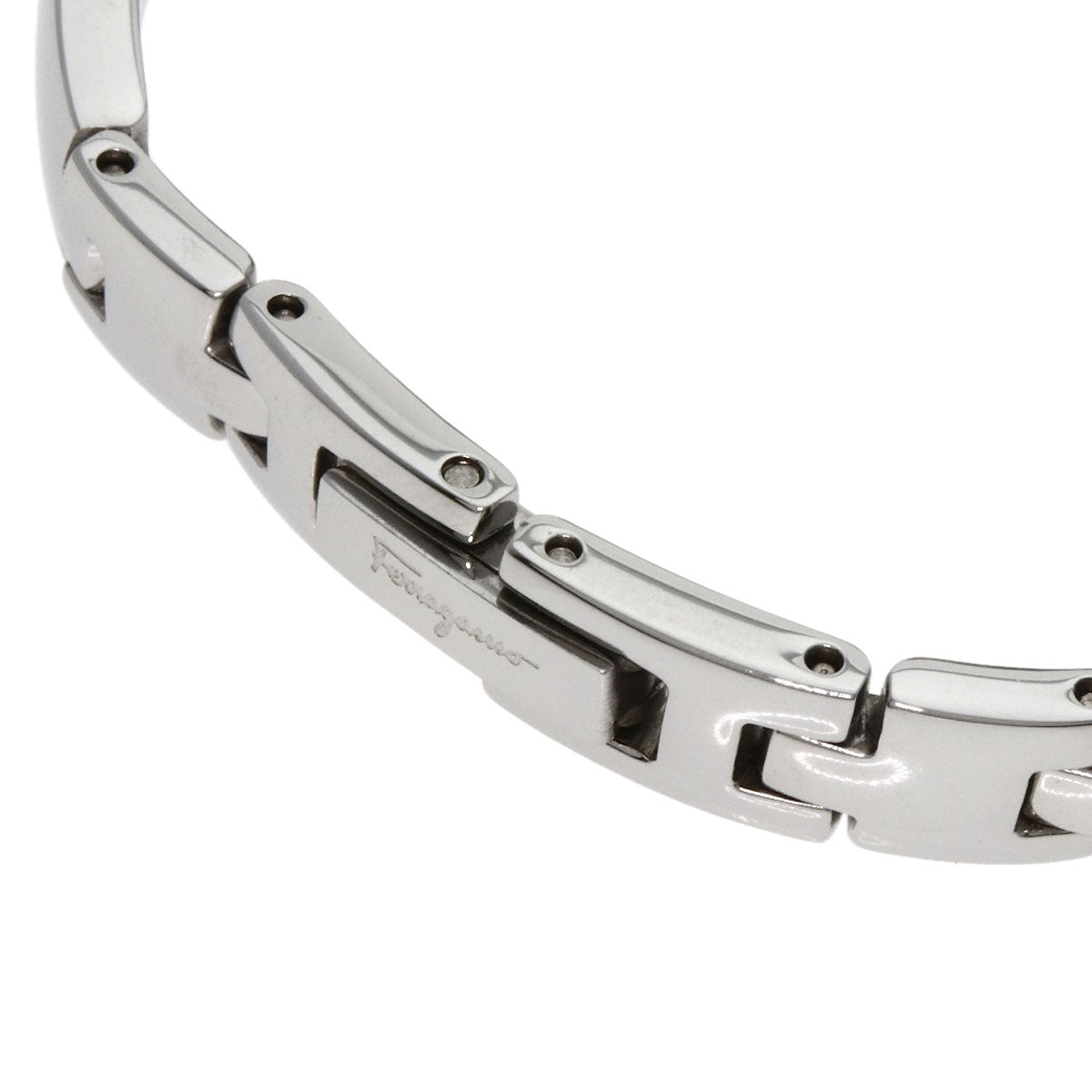 Salvatore Ferragamo サルヴァトーレフェラガモ ガンチーニ 腕時計 SS レディース 中古