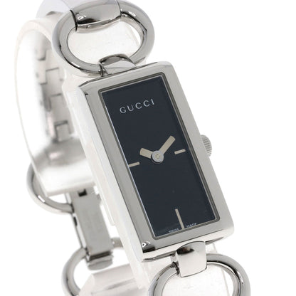 GUCCI グッチ YA119 スクエアフェイス 腕時計 SS レディース 中古