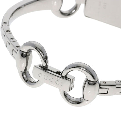 GUCCI グッチ YA119 スクエアフェイス 腕時計 SS レディース 中古