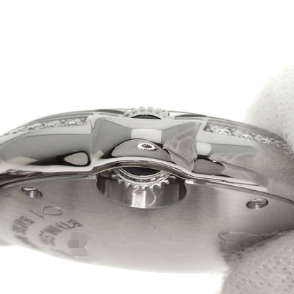 CARTIER カルティエ W4BB0015 バロンブルー ベゼル ダイヤモンド 腕時計 SS レディース 中古