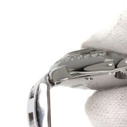 CARTIER カルティエ W4BB0015 バロンブルー ベゼル ダイヤモンド 腕時計 SS レディース 中古