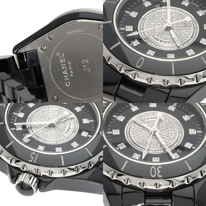 CHANEL シャネル H2122 J12 33mm センター ダイヤモンド 腕時計 セラミック レディース 中古