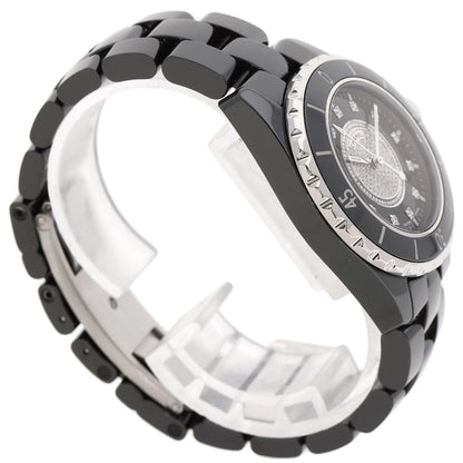 CHANEL シャネル H2122 J12 33mm センター ダイヤモンド 腕時計 セラミック レディース 中古