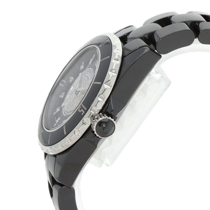CHANEL シャネル H2122 J12 33mm センター ダイヤモンド 腕時計 セラミック レディース 中古
