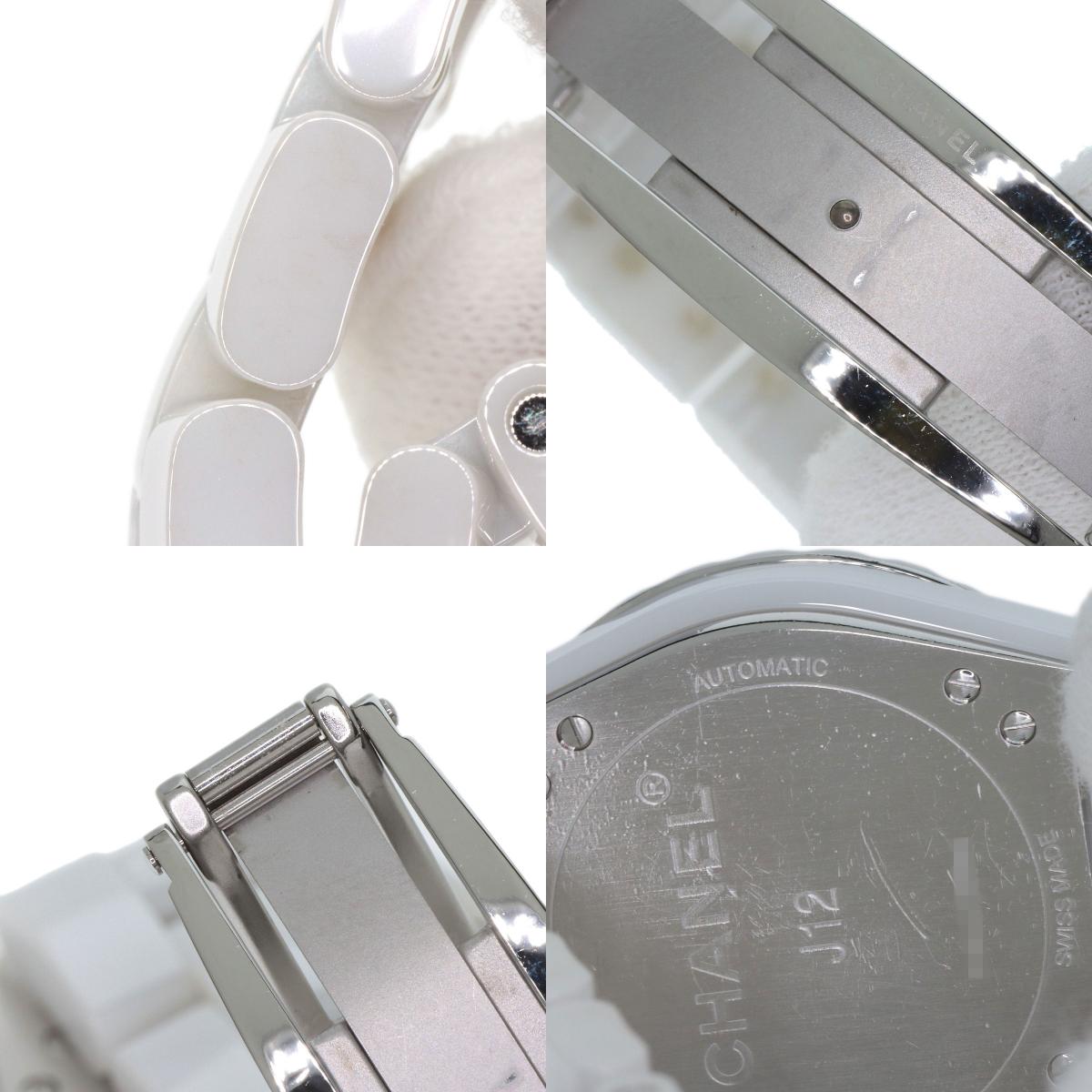 シャネル H3841 J12-365 ダイヤモンド ホワイト セラミック 腕時計 中古 商品画像19