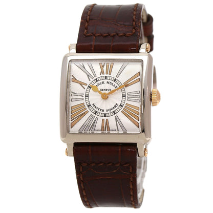 FRANCK MULLER フランクミュラー 60002 S QZ R REL マスタースクエア 100本限定 腕時計 K18WG レディース 中古