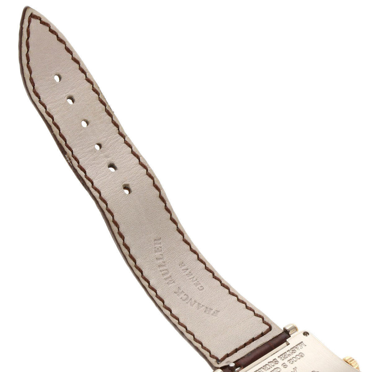 FRANCK MULLER フランクミュラー 60002 S QZ R REL マスタースクエア 100本限定 腕時計 K18WG レディース 中古