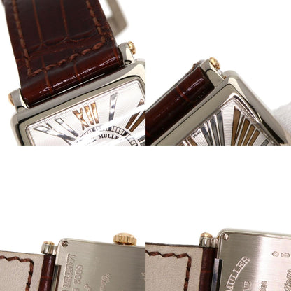 FRANCK MULLER フランクミュラー 60002 S QZ R REL マスタースクエア 100本限定 腕時計 K18WG レディース 中古