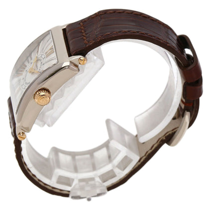 FRANCK MULLER フランクミュラー 60002 S QZ R REL マスタースクエア 100本限定 腕時計 K18WG レディース 中古