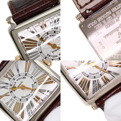 FRANCK MULLER フランクミュラー 60002 S QZ R REL マスタースクエア 100本限定 腕時計 K18WG レディース 中古