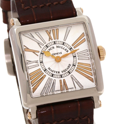 FRANCK MULLER フランクミュラー 60002 S QZ R REL マスタースクエア 100本限定 腕時計 K18WG レディース 中古