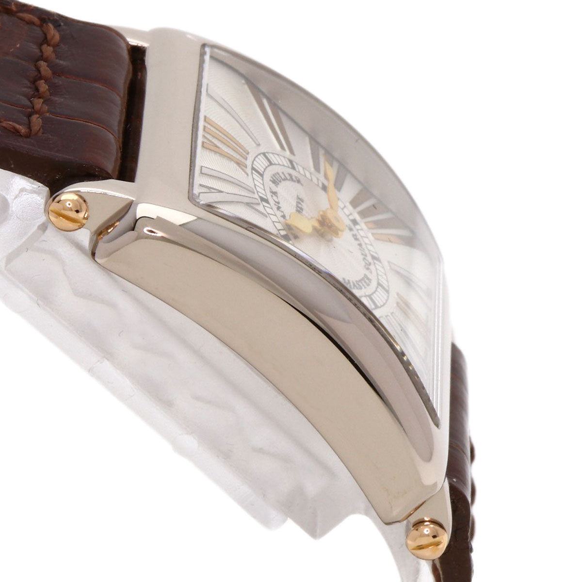 FRANCK MULLER フランクミュラー 60002 S QZ R REL マスタースクエア 100本限定 腕時計 K18WG レディース 中古