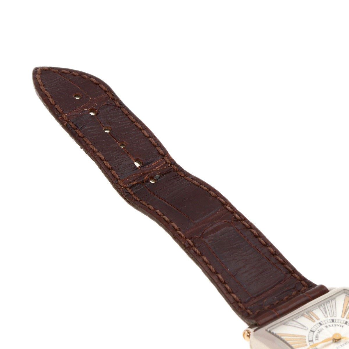 FRANCK MULLER フランクミュラー 60002 S QZ R REL マスタースクエア 100本限定 腕時計 K18WG レディース 中古