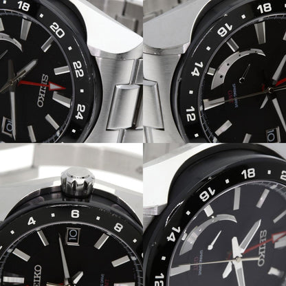 SEIKO セイコー SAEA005 5R66-0AR0 ブライツ アナンタ GMT 腕時計 SS メンズ 中古