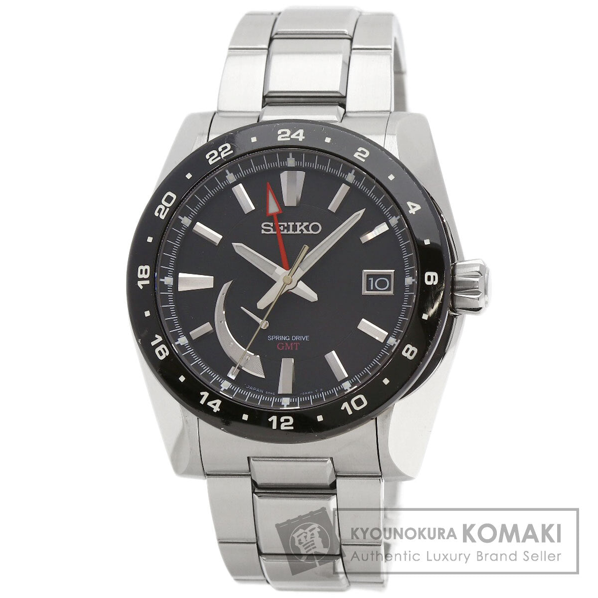 SEIKO セイコー SAEA005 5R66-0AR0 ブライツ アナンタ GMT 腕時計 SS メンズ 中古