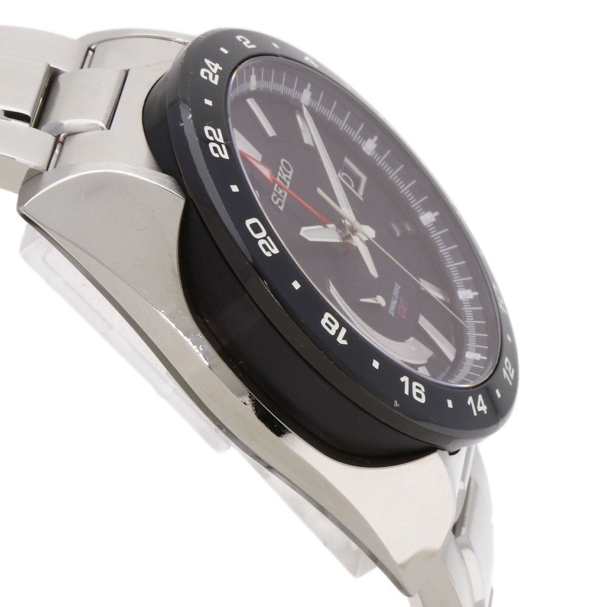 SEIKO セイコー SAEA005 5R66-0AR0 ブライツ アナンタ GMT 腕時計 SS メンズ 中古