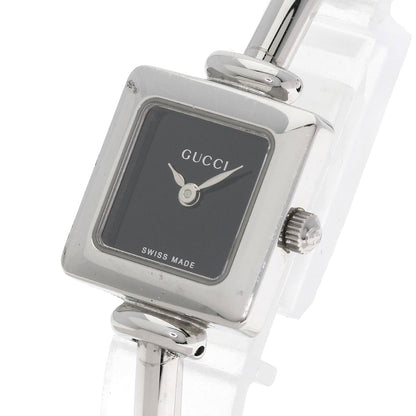 GUCCI グッチ 1900L スクエアフェイス 腕時計 SS レディース 中古
