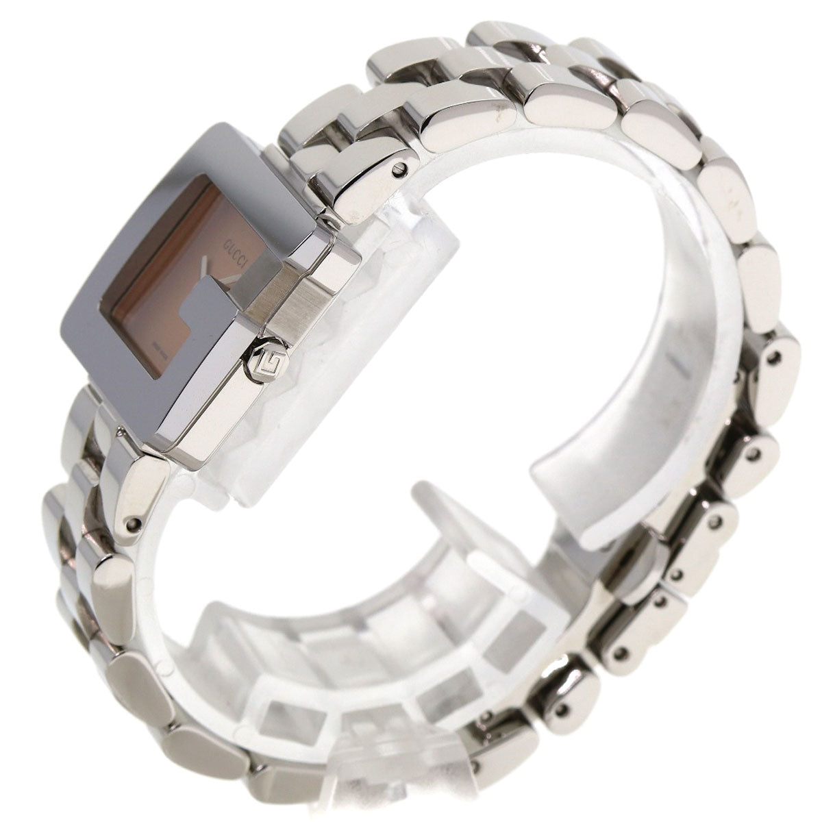 GUCCI グッチ 3600L G スクエアフェイス 腕時計 SS レディース 中古