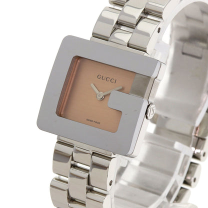 GUCCI グッチ 3600L G スクエアフェイス 腕時計 SS レディース 中古