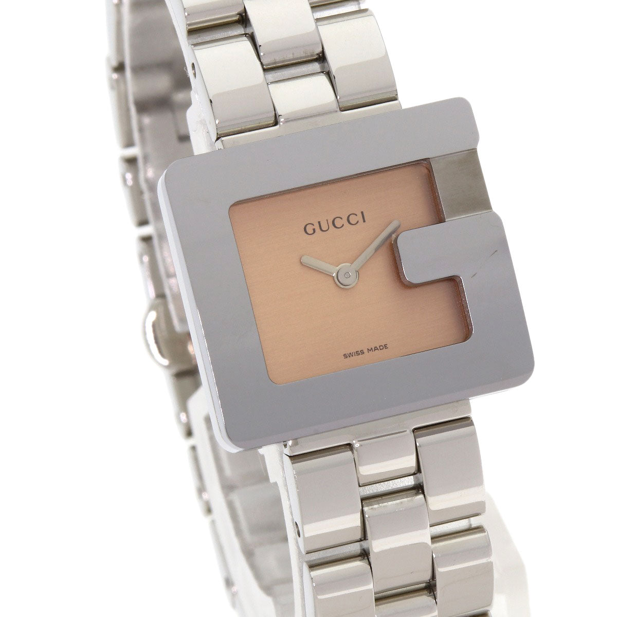 GUCCI グッチ 3600L G スクエアフェイス 腕時計 SS レディース 中古