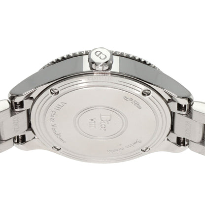 Dior ディオール CD151110M001 モンテーニュ ダイヤモンドベゼル 腕時計 SS レディース 中古