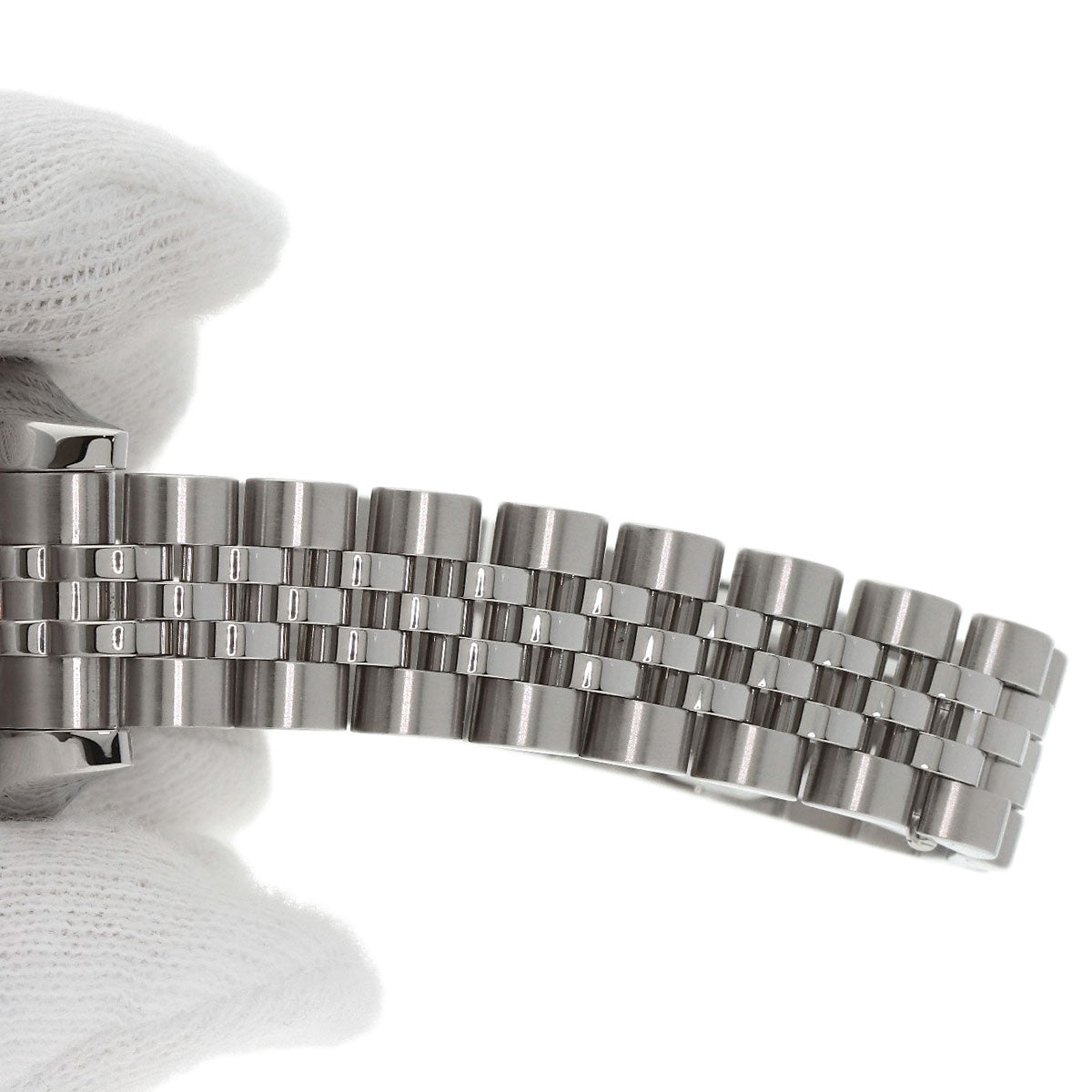 ROLEX ロレックス 179174G デイトジャスト 10P ダイヤモンド 腕時計 SS レディース 中古