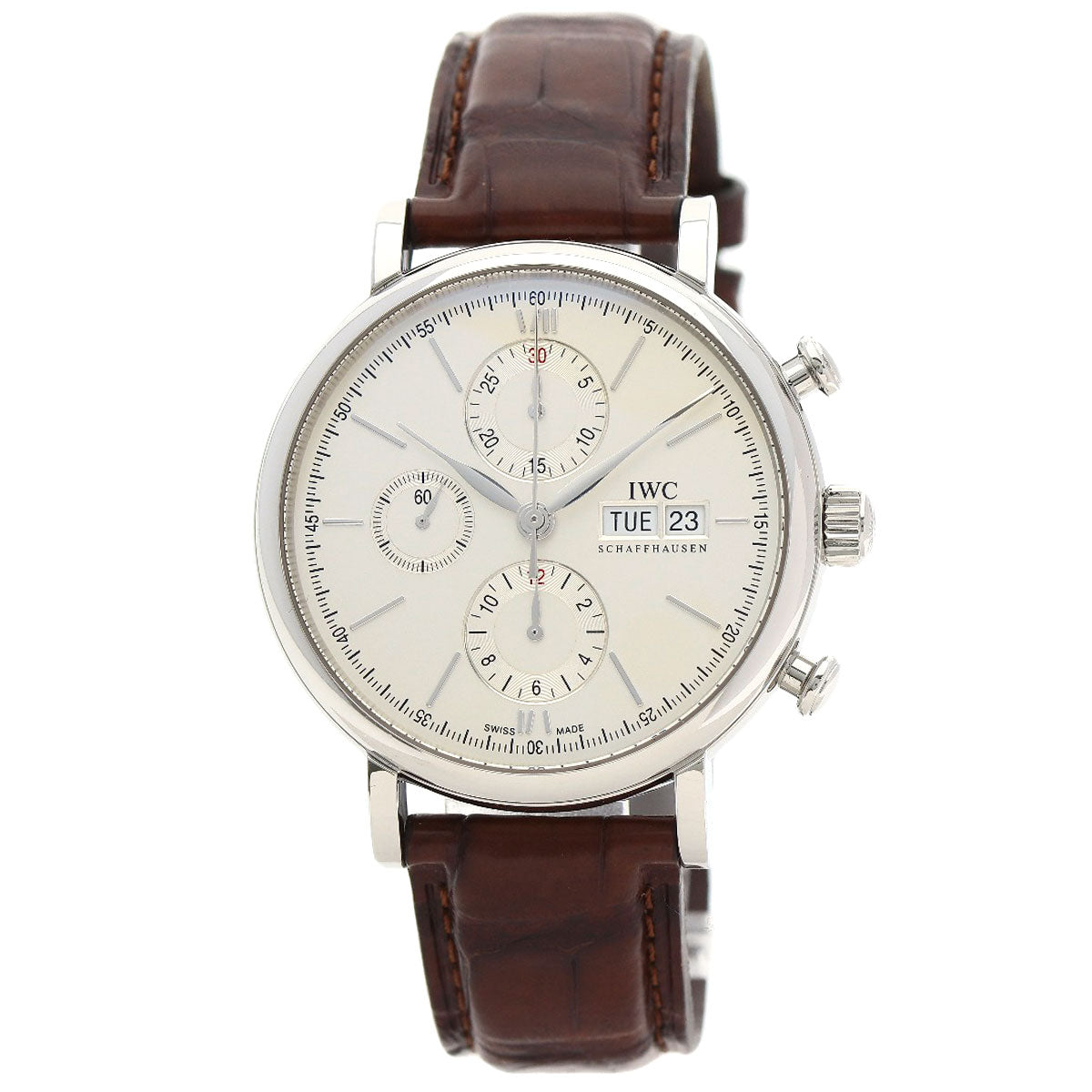 IWC アイダブリューシー IW391027 ポートフィノ クロノグラフ 腕時計 SS メンズ 中古