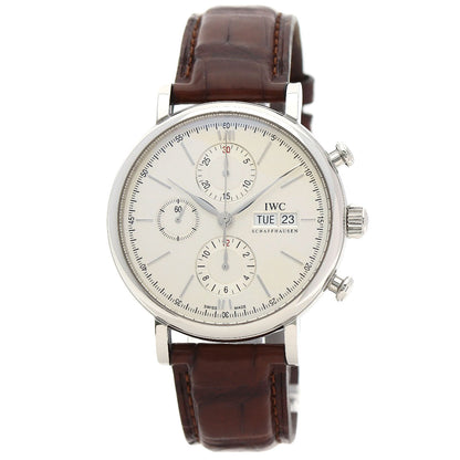 IWC アイダブリューシー IW391027 ポートフィノ クロノグラフ 腕時計 SS メンズ 中古