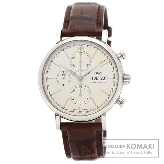 IWC アイダブリューシー IW391027 ポートフィノ クロノグラフ 腕時計 SS メンズ 中古