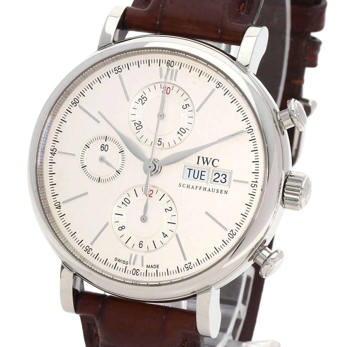 IWC アイダブリューシー IW391027 ポートフィノ クロノグラフ 腕時計 SS メンズ 中古