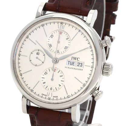 IWC アイダブリューシー IW391027 ポートフィノ クロノグラフ 腕時計 SS メンズ 中古