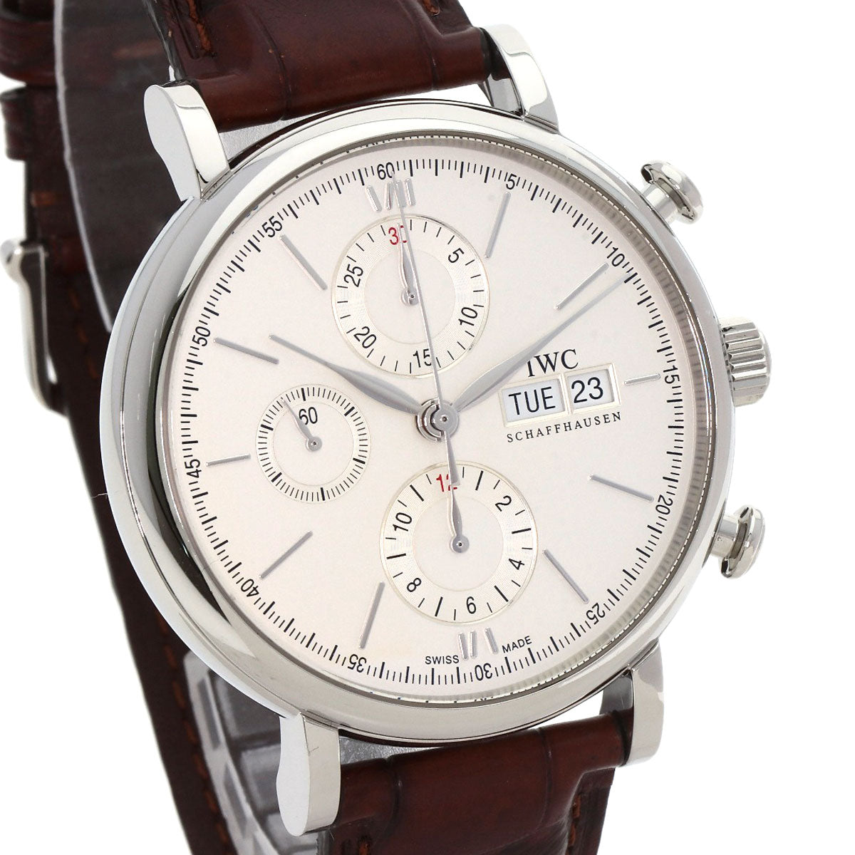 IWC アイダブリューシー IW391027 ポートフィノ クロノグラフ 腕時計 SS メンズ 中古