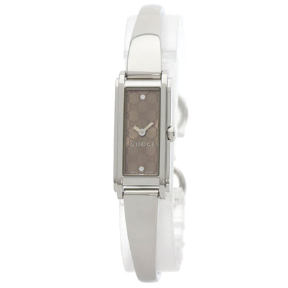 GUCCI グッチ 109 GG スクエアフェイス 腕時計 SS レディース 中古