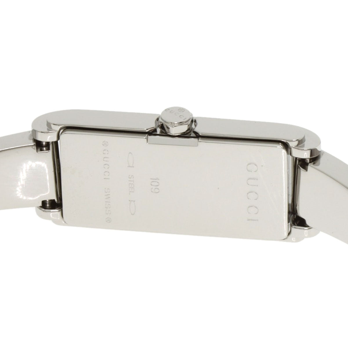 GUCCI グッチ 109 GG スクエアフェイス 腕時計 SS レディース 中古
