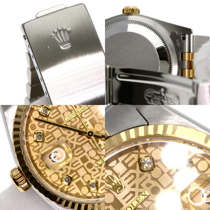 ロレックス 16233G デイトジャスト 10P ダイヤモンド 腕時計 中古 商品画像19