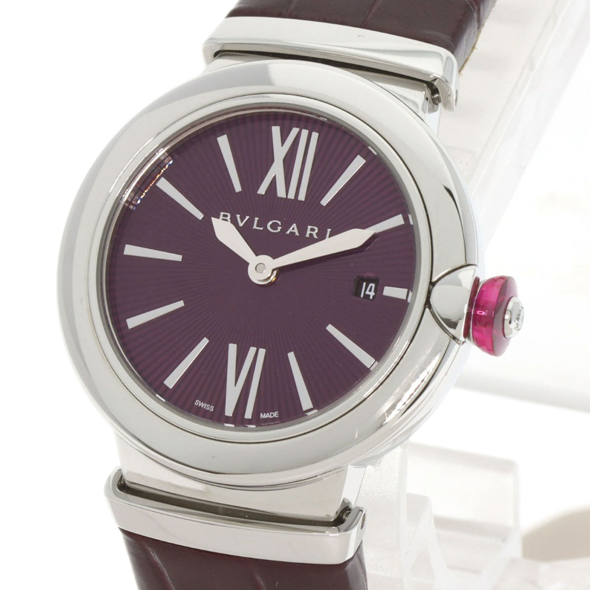 BVLGARI ブルガリ LU28S ルチェア 腕時計 SS レディース 中古
