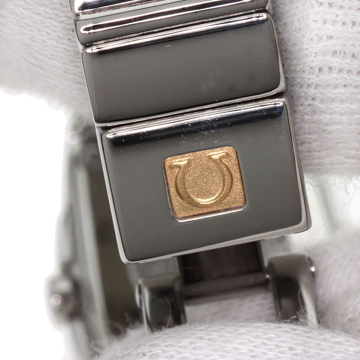 OMEGA オメガ 1584.79 コンステレーション クアドレラ 8P カラーストーン 腕時計 SS レディース 中古