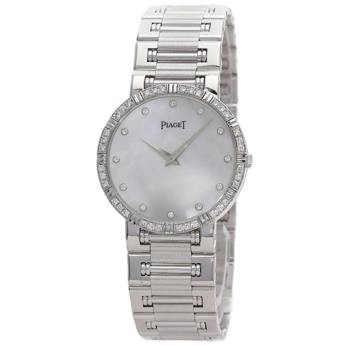 PIAGET ピアジェ 84024K81 ダンサー ベゼル・12P ダイヤモンド 腕時計 K18WG メンズ 中古