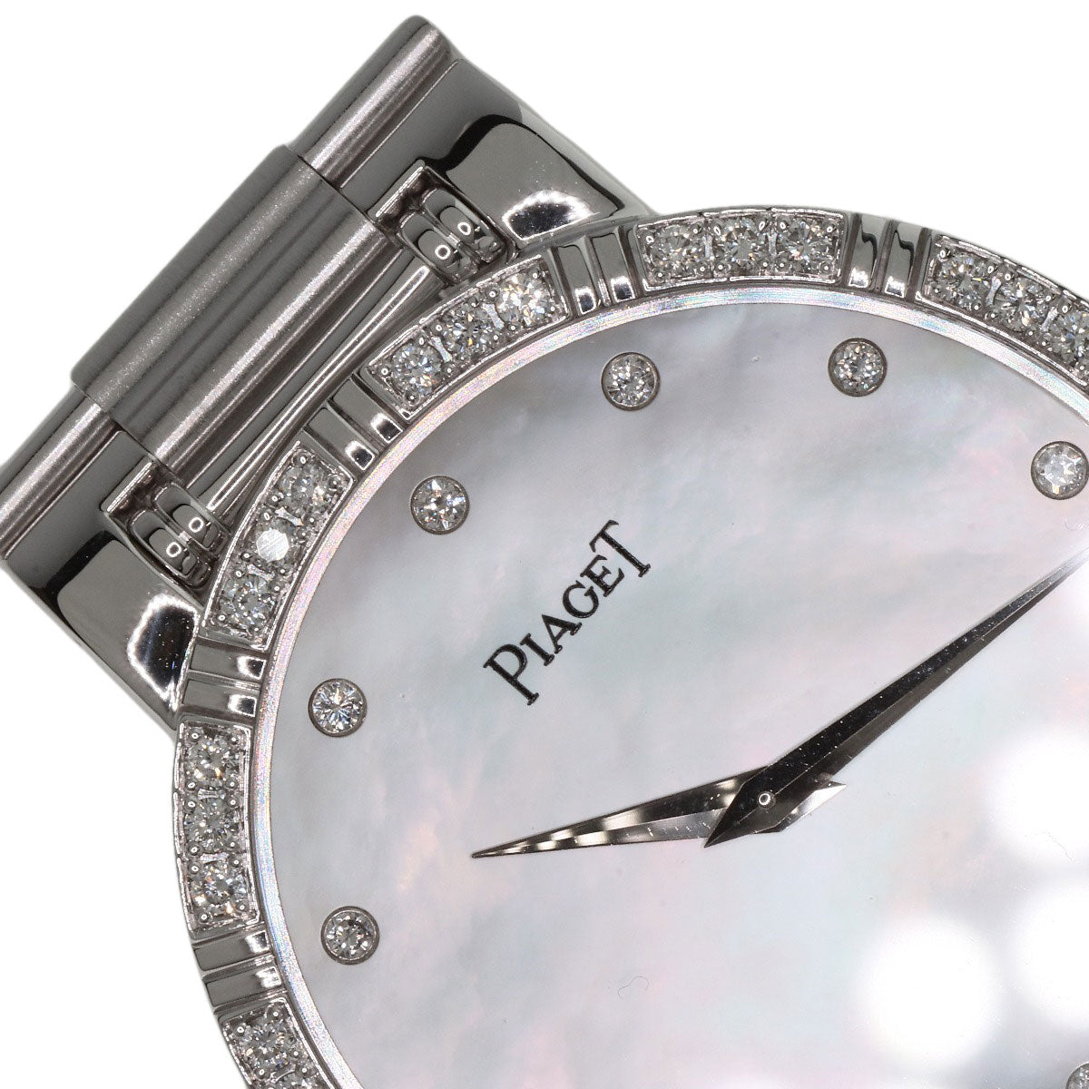 PIAGET ピアジェ 84024K81 ダンサー ベゼル・12P ダイヤモンド 腕時計 K18WG メンズ 中古