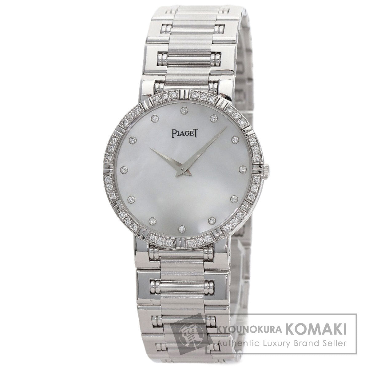 PIAGET ピアジェ 84024K81 ダンサー ベゼル・12P ダイヤモンド 腕時計 K18WG メンズ 中古