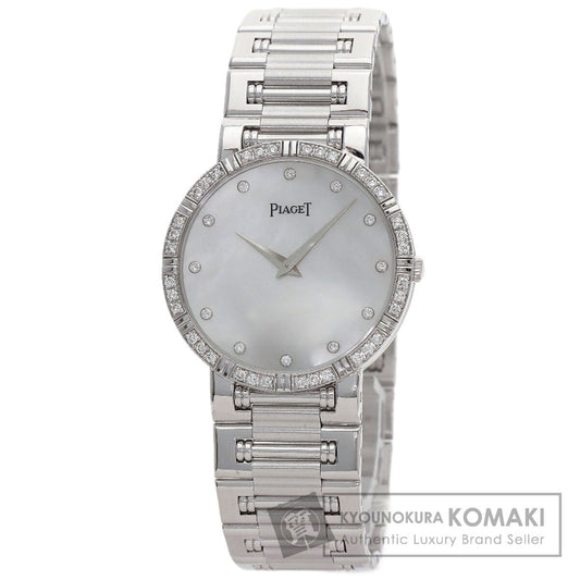 PIAGET ピアジェ 84024K81 ダンサー ベゼル・12P ダイヤモンド 腕時計 K18WG メンズ 中古
