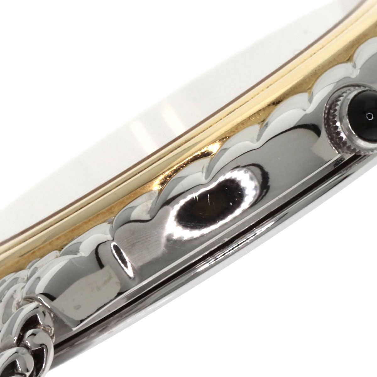 SEIKO セイコー 5A70-0260 クレドール ラウンドフェイス ブルーメノウ 腕時計 SS レディース 中古