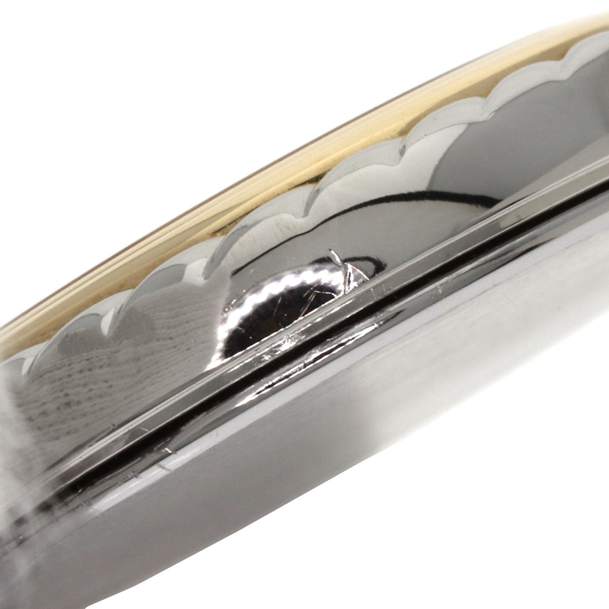 SEIKO セイコー 5A70-0260 クレドール ラウンドフェイス ブルーメノウ 腕時計 SS レディース 中古