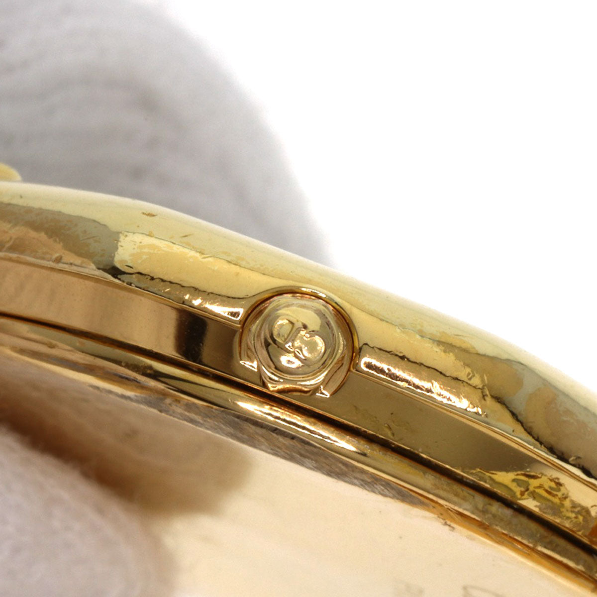 CHRISTIAN DIOR クリスチャンディオール D45-134 オクタゴン 腕時計 GP レディース 中古