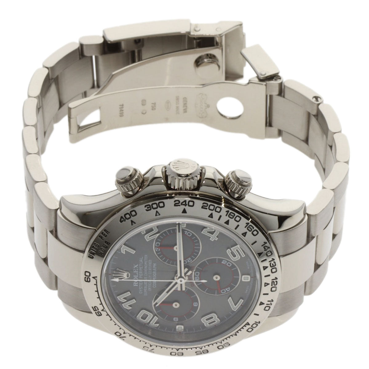 ROLEX ロレックス 116509 コスモグラフ デイトナ グレーアラビア 腕時計 K18WG メンズ 中古