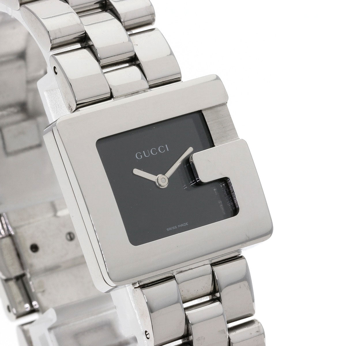 GUCCI グッチ 3600J Gロゴ スクエアフェイス 腕時計 SS ボーイズ 中古