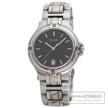 GUCCI グッチ 9040M ラウンドフェイス 腕時計 SS メンズ 中古
