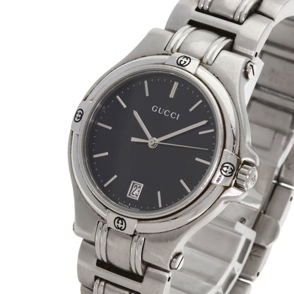 GUCCI グッチ 9040M ラウンドフェイス 腕時計 SS メンズ 中古